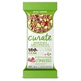 Curate Gluten-Free Snack Bars, Irresistible Dark Chocolate Strawberries & Pistachios, 1.59 oz, 16 count