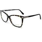 Tom Ford FT5514 Eyeglass Frames - Dark Havana Frame, Dark Havana Lenses, 54 mm Lens FT551454052