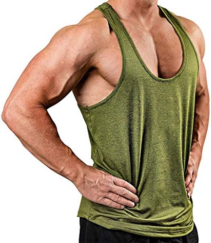 Gym Vest Men Bodybuilding Fitness Muscle Y-Back Muscle Sleeveless Tank Top