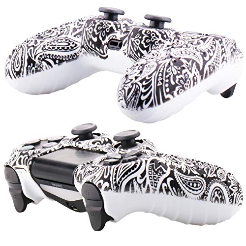 ETbotu Camouflage Soft Silicone Case Skin Grip Cover for Playstation 4 PS4 Controller Gray - Thumbnail 6