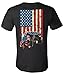American Flag Wrangler JK Jeep Shirt 2XL Black (Design on Back)