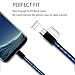 Areson Micro USB to USB 2.0 Cable Super Durable Charge & Sync Visible Flowing Cord for Samsung Galaxy S7 Edge/S6/S5/S4,Note 5/4/3,HTC,LG,Tablet (Blue)