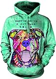 The Mountain Men's Pit Bull Smile Hoodie