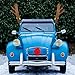 Poptrend Car Reindeer Antlers & Nose Decorations, Window Roof-Top & Front Grille Rudolf Reindeer Jingle Bell Christmas Costume Auto Accessories (Large, Brown+red)