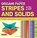 Origami Paper - Stripes and Solids 6