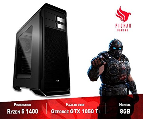 Computador Gamer Pichau Amd Ryzen 5 1400 8gb (geforce Gtx 1050 Ti 4gb) 1tb
