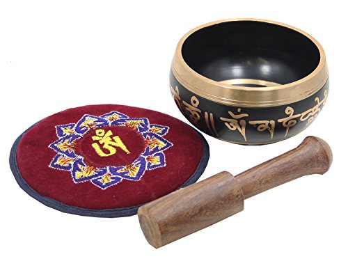 Tibetan Meditation Om Mani Padme Hum Peace Singing Bowl With Mallet