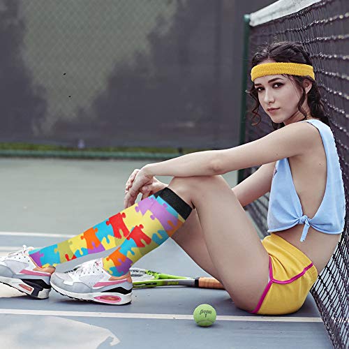 HLTPRO Compression Socks for Women & Men - Knee High Socks for Running, Flight, Travel, Nurses, Pregnancy, Edema