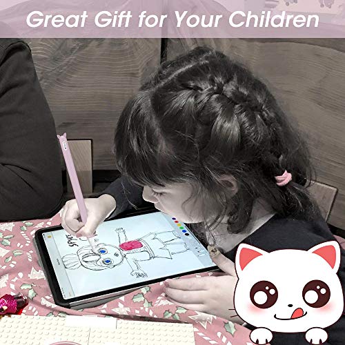 Silicone Case for Apple Pencil 2nd Generation Holder Sleeve Skin Pocket Cover Accessories Kit for iPad Pro 11 12.9 inch 2018, Cute Soft Grip Pouch Cap Holder and 2 Protective Nib Covers (Purple)