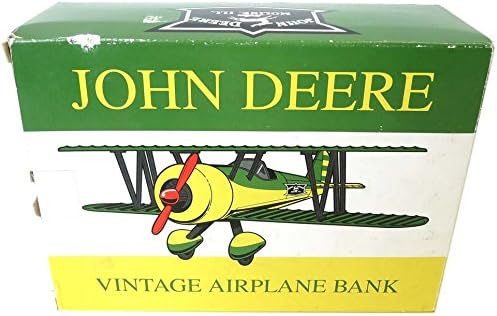 John Deere Stearman Diecast Biplane Bank, 1993 edition