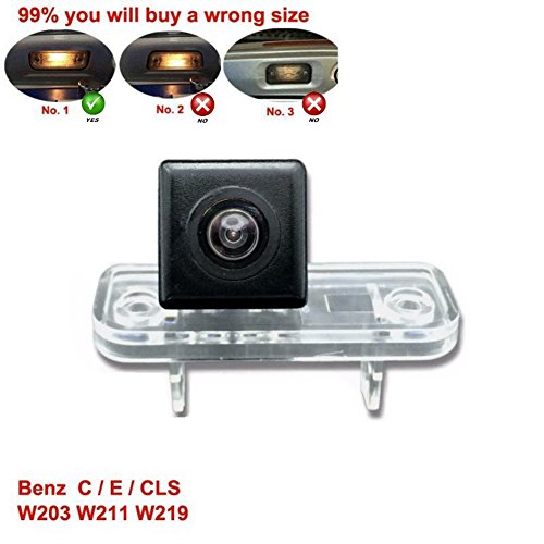 AupTech Car Reverse Camera Waterprooof CCD Parking Backup Camera HD Night Vison NTSC Type for Mercedes Benz CLK Class C209 A209 CLK 270 CLK320 CLK350 CLK500 CLK55 63 AMG 2002-2009