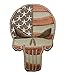 Punisher Skull USA Flag Tactical US Army ISAF Desert Hero Veteran Morale VELCRO PATCH