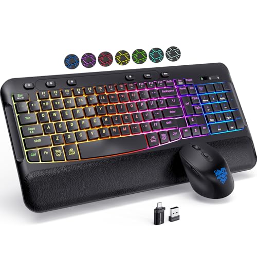 COLIKES Wireless Keyboard and Mouse Combo