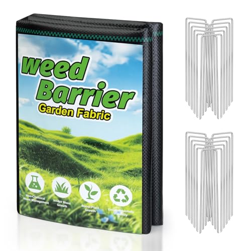 Weed Barrier Landscape Fabric x with 20 U Shaped