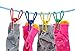 Adecco LLC Pack of 30 PCS Multi-Purpose Clothesline Utility Clips, Steel Wire Clips,Assorted Colors