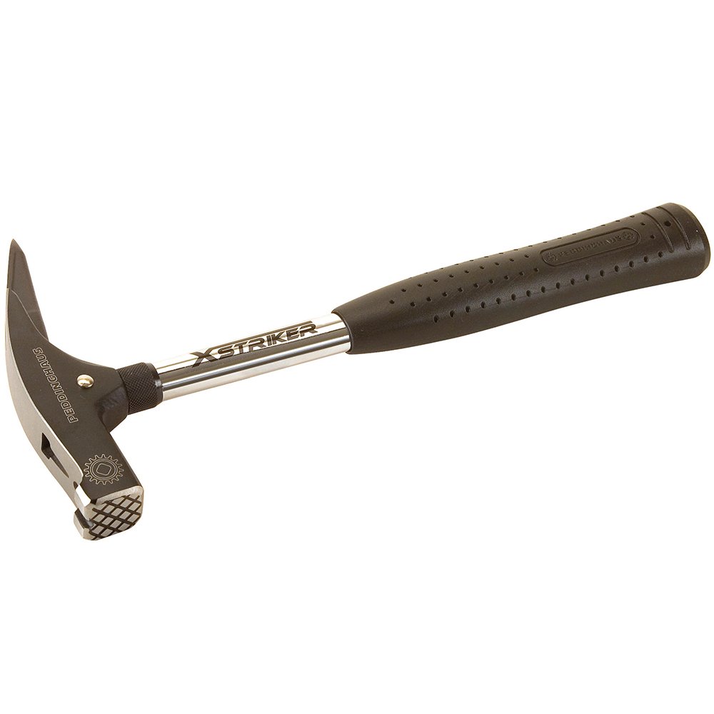Peddinghaus 5125250001 "Xstriker" Rough Face Carpenters Hammer, Silver/Black, 570 g
