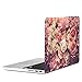 TOP CASE Floral Pattern Rubberized Hard Case for MacBook Pro 13-Inch with Retina Display (Release 2012-2015) Model A1425 / A1502, Lavish Floral