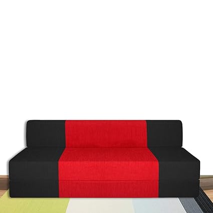 Spaces Therapy Beanbagwala Zeal 3 Seater Sofa Bed With Bean Bag