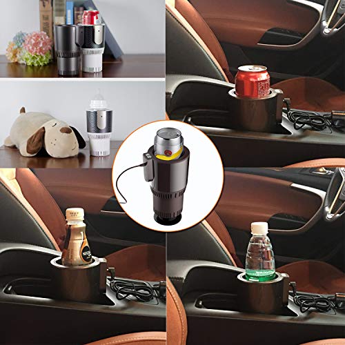 Car Coffee Warmer Car Cup Warmer Cooler 2-In-1 Heating Smart Temperature Control Electric Mug Holder Car Tumbler Holder For Commuter/Traveler/Road Tripper/Recreation - Thumbnail 5