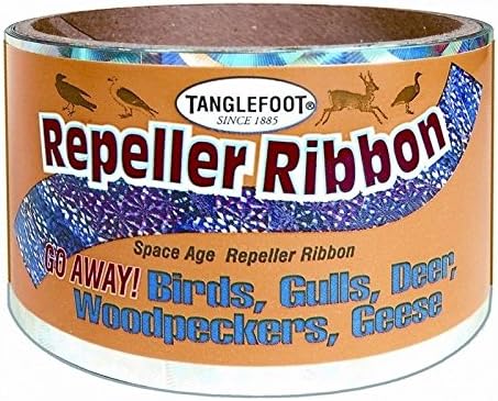 Tanglefoot 300000577 Repeller Ribbon Drives Away Birds 2" x 25'