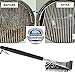 Hoctor BBQ Cleaner Accessories for Cleaning Charbroil, Gas, Green Egg or Weber Grills-Stainless Steel Scraper and Wire Brush with Plastic Handle-Safe Tools for Barbecue Grates