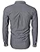 MrWonder Men's Casual Slim Fit Button Down Dress Shirt Long Sleeve Solid Oxford Shirt