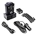 R-Tech HD 1080P+ Up to 1296P(2034 x 1296) Infrared Night Vision Police Body Camera Body Worn Camera Security IR Cam with 32GB Built-in Memory Support Video/Audio Recording