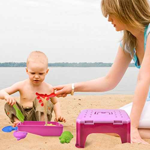 image for Fun Little Toys Beach Chair Toy, Sand Toy, Sandbox Playset Sand Tools 