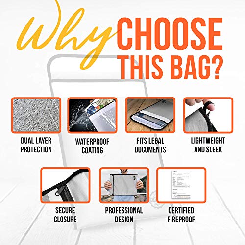 2 Fireproof+Document+Important+Documents+Waterproof