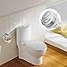 Owfeel Dual Push Flushing Toilet Button Toilet Tank Button 38 mm Toilet Button Replaced Flush Button with Thread Diameter