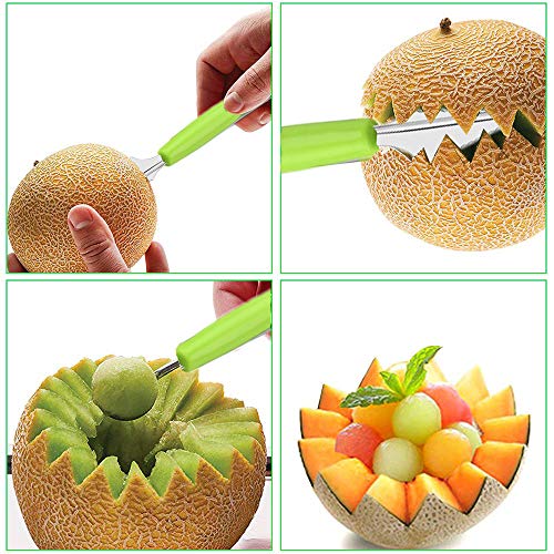 image for Aitsite Watermelon Slicer Cutter Stainless Steel Watermelon Windmill C
