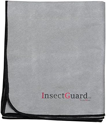 InsectGuard PETS - Permethrin Insect Repellent Treated 80 Inch Long by 60 Inch Wide Cover (Grey)