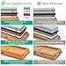 Knife Sharpening Stone Set, AHNR Premium Whetstone Knife Sharpener Kit Includes NonSlip Bamboo Base, Flattening Stone & Angle Guide (Brown)