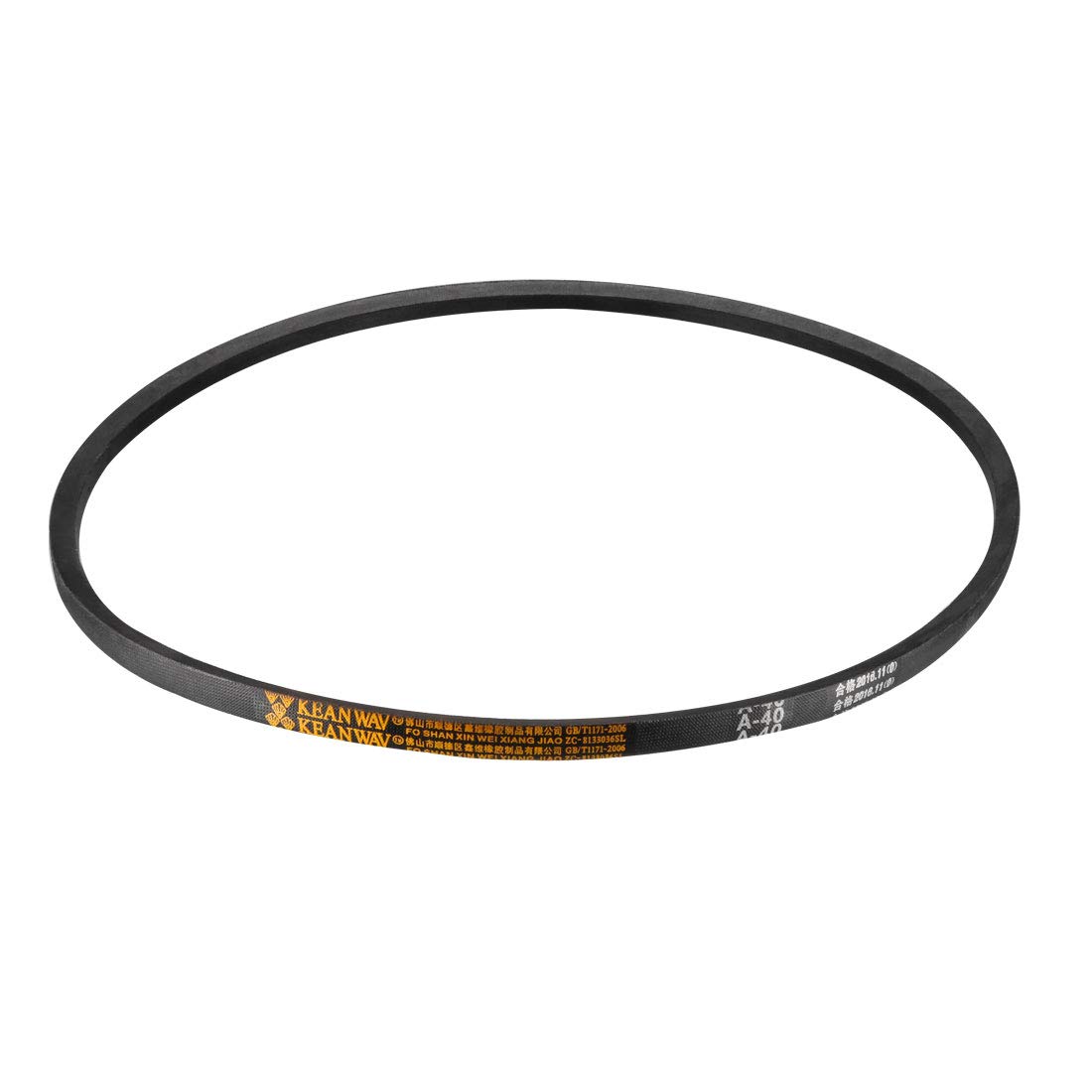 sourcing map A40 Drive V-Belts 40" Inner Length 13mm Width 8mm Thick JIS Standard A-Section Rubber Drive Industrial Transmission Belt