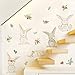 Dragon Honor Cartoon Baby Bunny Rabbit Wall Sticker Cute Animals Children Room Nursery Mural Wall Decals
