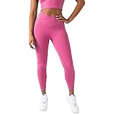 YITTY Active Women's Ultraluxe Crossover High-Waist Legging, Athleisure, 4-Way-Stretch, Beach Party, XXL/1X, 7/8 Length