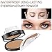Best Eyebrow Stamp for Perfect Eyebrow, 1 set Pro 3 In 1 Palette for natural looking,Waterproof Long Lasting, Enhance your eyebrow in seconds, all natural color (Light Brown)
