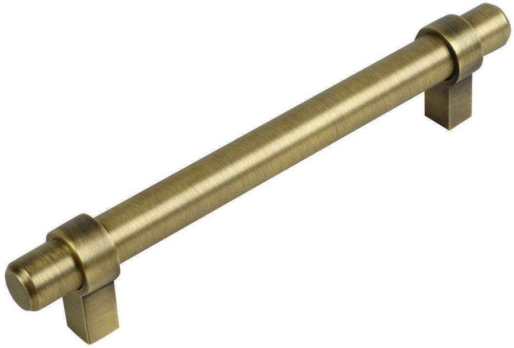Best Center-To-Center Aged Brass Bar Cabinet Pull