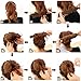 Hair Bun Maker for Girls Women Kids, 3 Pcs Donut Bun Maker, 2 Pcs Foam French Twist Hairstyle Clip Doughnuts, 20 Hair Bobby Pins, Blonde