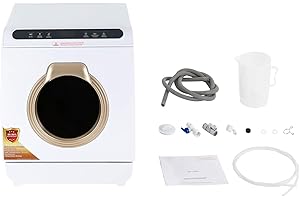 BAZARGAME Portable Dishwasher Countertop with 7L Built-in Water Tank, 5 Washing Programs Counter Top Dishwasher No Hookup Needed, 360°Dual Spray Mini Dishwasher for RV Apartments, Camping