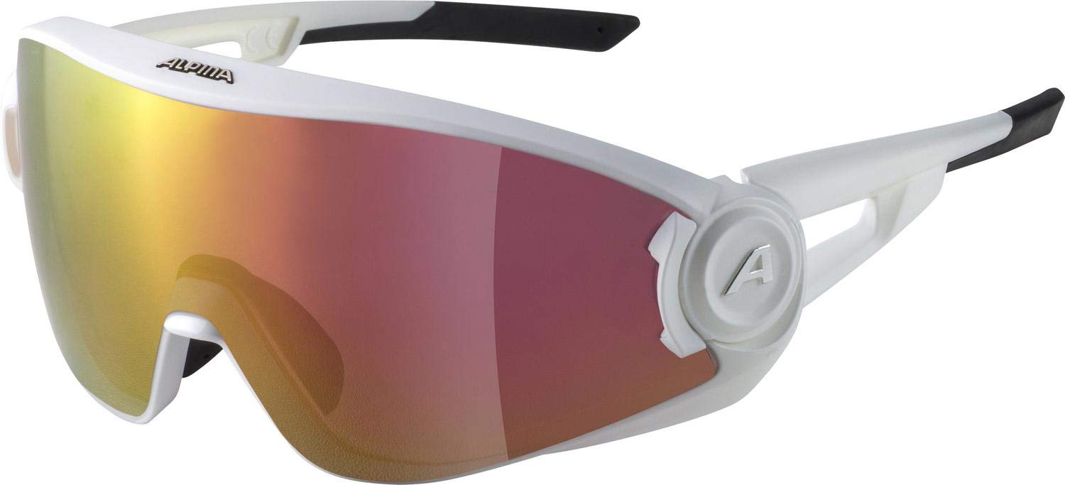 ALPINA Unisex - Adult, 5W1NG QV Sportbille, white matt, One Size