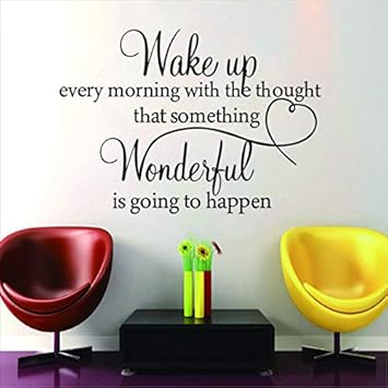 Mbambm Aufwachen Wunderbare Dinge Passieren Inspiration Wandaufkleber