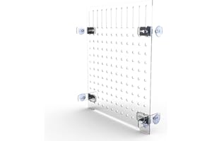 HingoFuni Aquarium Fish Tank Divider Acrylic Isolation Grid Board with Suction Cups Included Clear Fish Separator Transparent