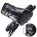 Monoche Touch Screen Thermal Gloves Leather for Men Waterproof Outdoor Indoor Sports Cycling Driving Ridingthumb 1
