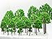 23Pcs Model Trees Scenery Model Plastic Artificial Layout Rainforest Diorama, Building Model Trees, Fake Trees for Projects Model Train Railways Architecture Landscape