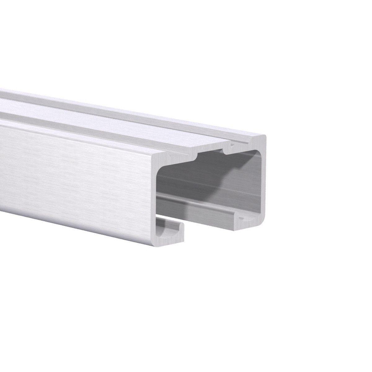 Orange Aluminum Sharp Corner ZChannel Profile 1 H x 1 W x1/16 Thick