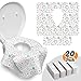 Toilet Seat Covers Disposable - 20 Pack - Waterproof, Ideal for Adults and Kids - Extra Large, Individually Wrapped for Travel, Toddlers Potty Training in Public Restrooms (Dinosaurs, 20)