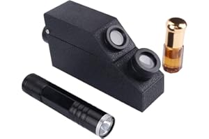 Portable Gemstone Refractometer RI 1.30 1.81 Jewelry Gem Tester Refractive Index Measuring Tool for Gem Identification(B)