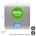 Smart Weigh Digital Multifunctional Postal Shipping Scale,Stainless Steel,Cooking Scale for Food and Baking Ingredient Weight, Kitchen Nutrition Scale 11 Pound / 5 Kilogram Capacity