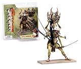 McFarlane Toy Year 2005 Spawn Series 28 Regenerated 6-1/2 Inch Tall Sculpted Action Figure - LOTUS WARRIOR ANGEL with 15 Points of Articulation Plus Skull Shield, 3 Swords, 6-Bladed Chakram and Display Base